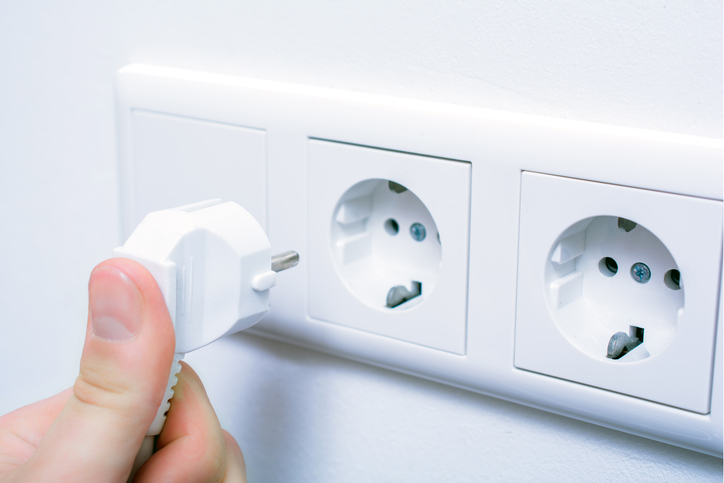 Internal electric Plug for hire an RV in Europe